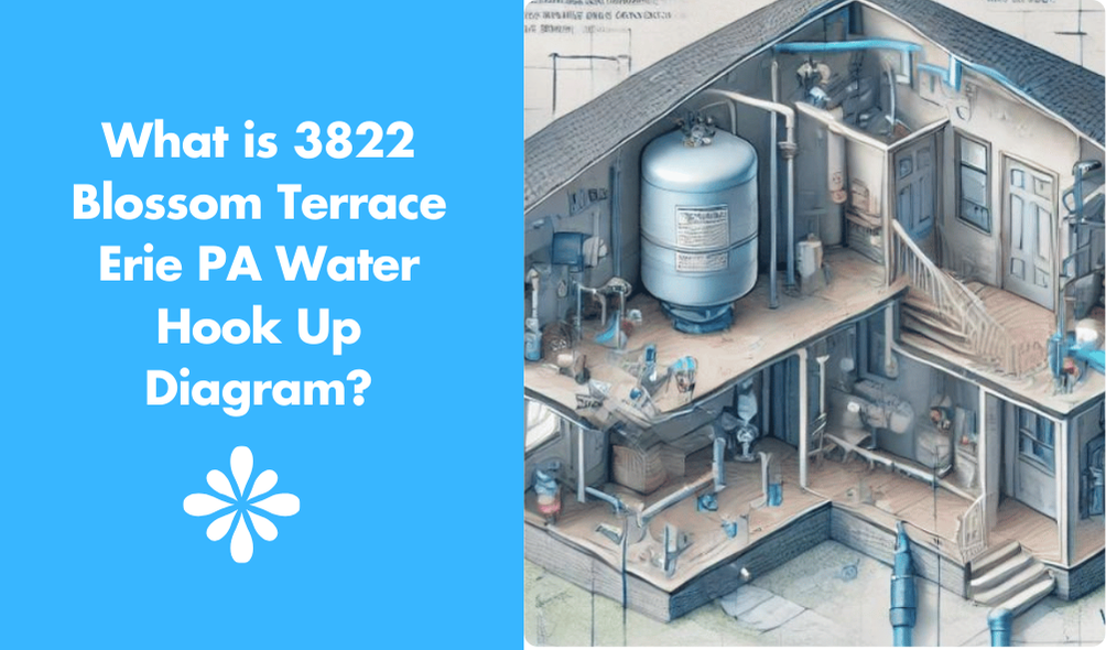 3822 Blossom Terrace Erie PA Water Hook Up Diagram