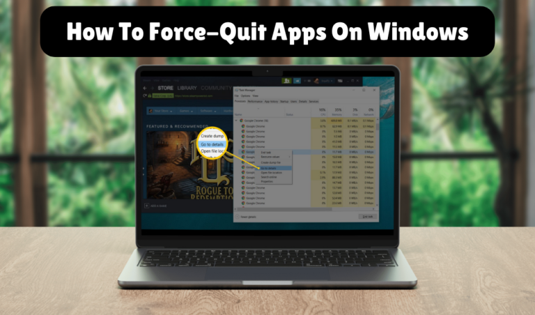 Force Quit Applications on Windows